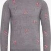 OXMO Pullover Strickpullover Christel Frauen Graumeliert