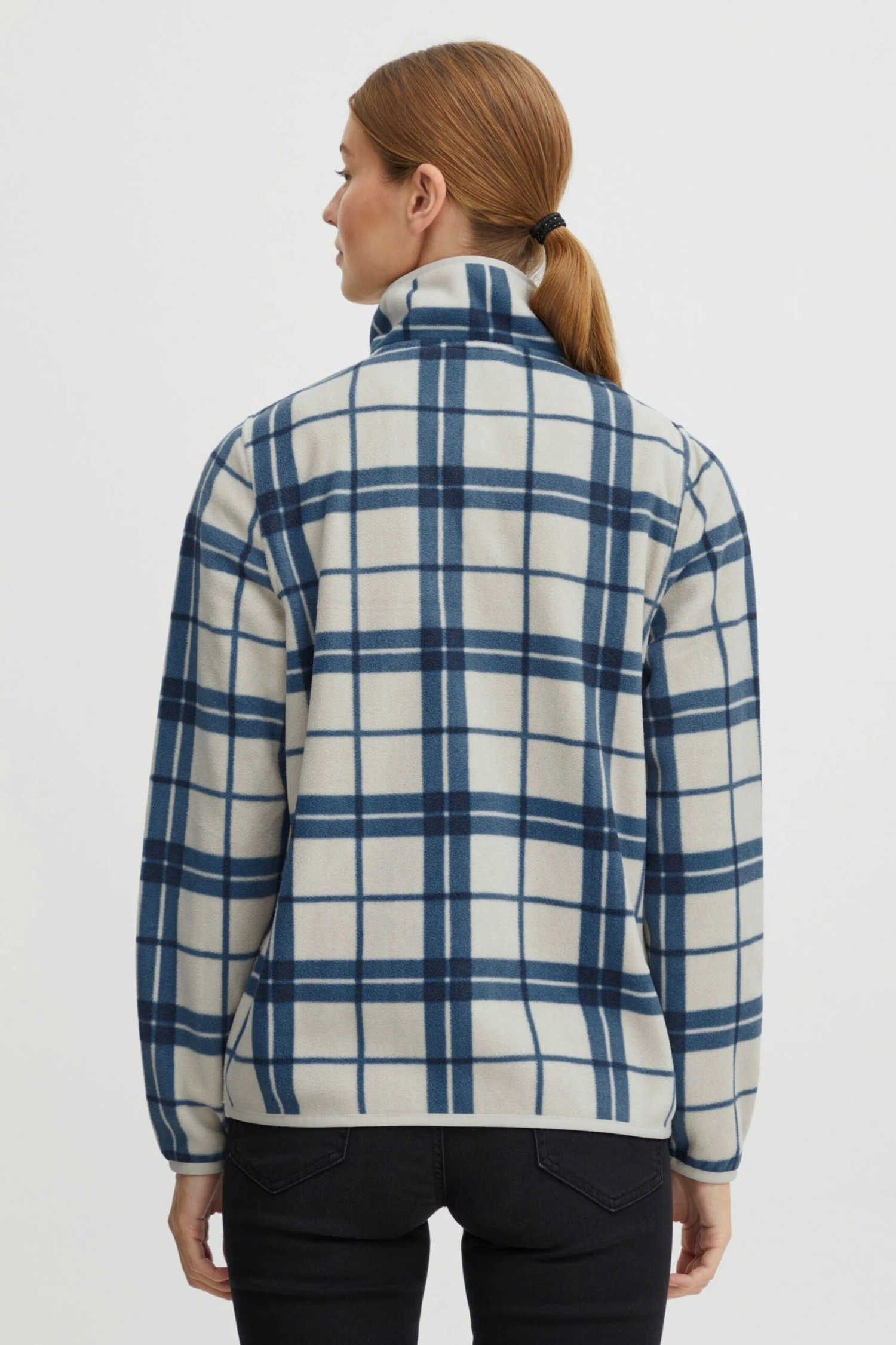 OXMO Outdoorjacken Outdoorjacke CHINNE Frauen Beige / Blau 3 OXMO Outdoorjacken Outdoorjacke CHINNE Frauen Beige / Blau – Bild 3