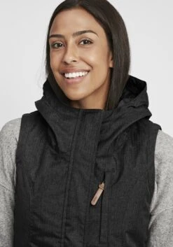 OXMO Westen Longweste Belissa Frauen Schwarz 8 OXMO Westen Longweste Belissa Frauen Schwarz -OXMO Verkaufs-Shop 5a259ef80ee2d6b57baeb42ecee574a4