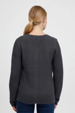 OXMO Strickjacken Strickjacke Helga Frauen Grau -OXMO Verkaufs-Shop 5a42ee23d2788864d44696eee9fceb9a