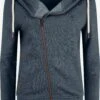 OXMO Sweatjacken Kapuzensweatjacke Vicky Frauen Blau / Dunkelblau
