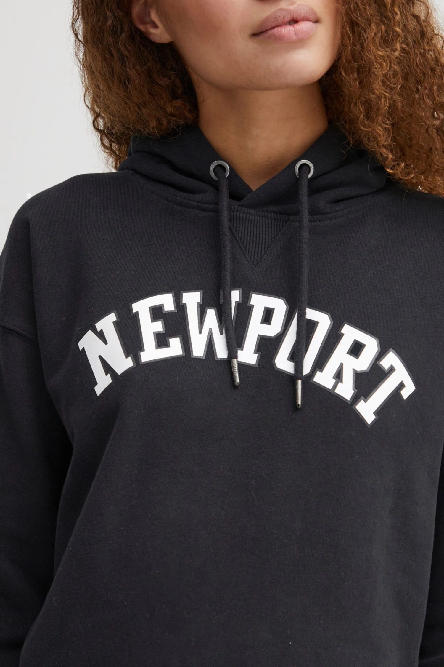 OXMO Kapuzenpullover Kapuzensweatshirt Colisa Frauen Schwarz 5 OXMO Kapuzenpullover Kapuzensweatshirt Colisa Frauen Schwarz – Bild 5