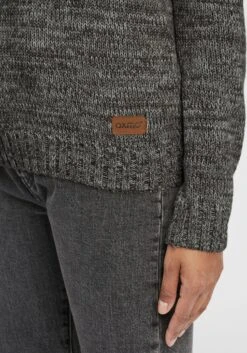 OXMO Rollkragenpullover Strickpullover Philicita Frauen Schwarz -OXMO Verkaufs-Shop 5bcb0fafa4e74242c03901580a243796