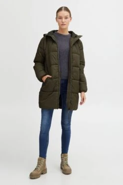 OXMO Winterjacken Winterjacke Bodil Frauen Oliv -OXMO Verkaufs-Shop 5ecc2ae2c7ab275492957bca98e6ea58