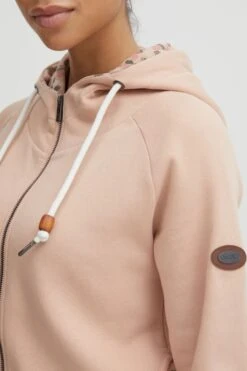 OXMO Sweatjacken Kapuzensweatshirtjacke Frauen Rosa -OXMO Verkaufs-Shop 5f50b28a6d3fd9af0bd8c712fee9aefd