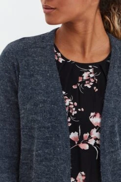 OXMO Strickjacken Strickjacke NENA Frauen Blau / Grau -OXMO Verkaufs-Shop 607a9524ae50239943b2306d8b40e095