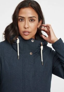 OXMO Jacken Parka Melly Frauen Blau / Marine / Navy / Dunkelblau -OXMO Verkaufs-Shop 608e65fe092239742024485451efda6d