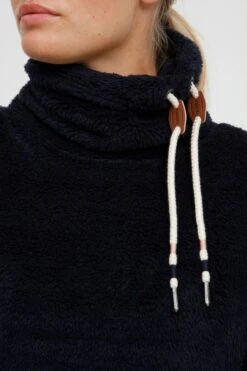 OXMO Pullover Fleecepullover ANNIKI Frauen Blaumeliert -OXMO Verkaufs-Shop 61c51a12d5d38c7a23913ae27c67e25e