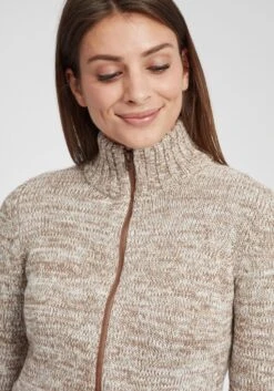 OXMO Strickjacken Strickjacke Phenix Frauen Beige -OXMO Verkaufs-Shop 634064f27326f854488e99b4221396f5