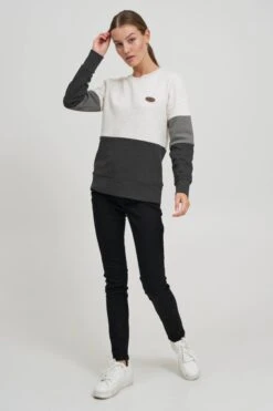 OXMO Sweatshirts Sweatshirt Trine Frauen Weiß -OXMO Verkaufs-Shop 6366c7179b11ad3d28c49b475fc11e4e