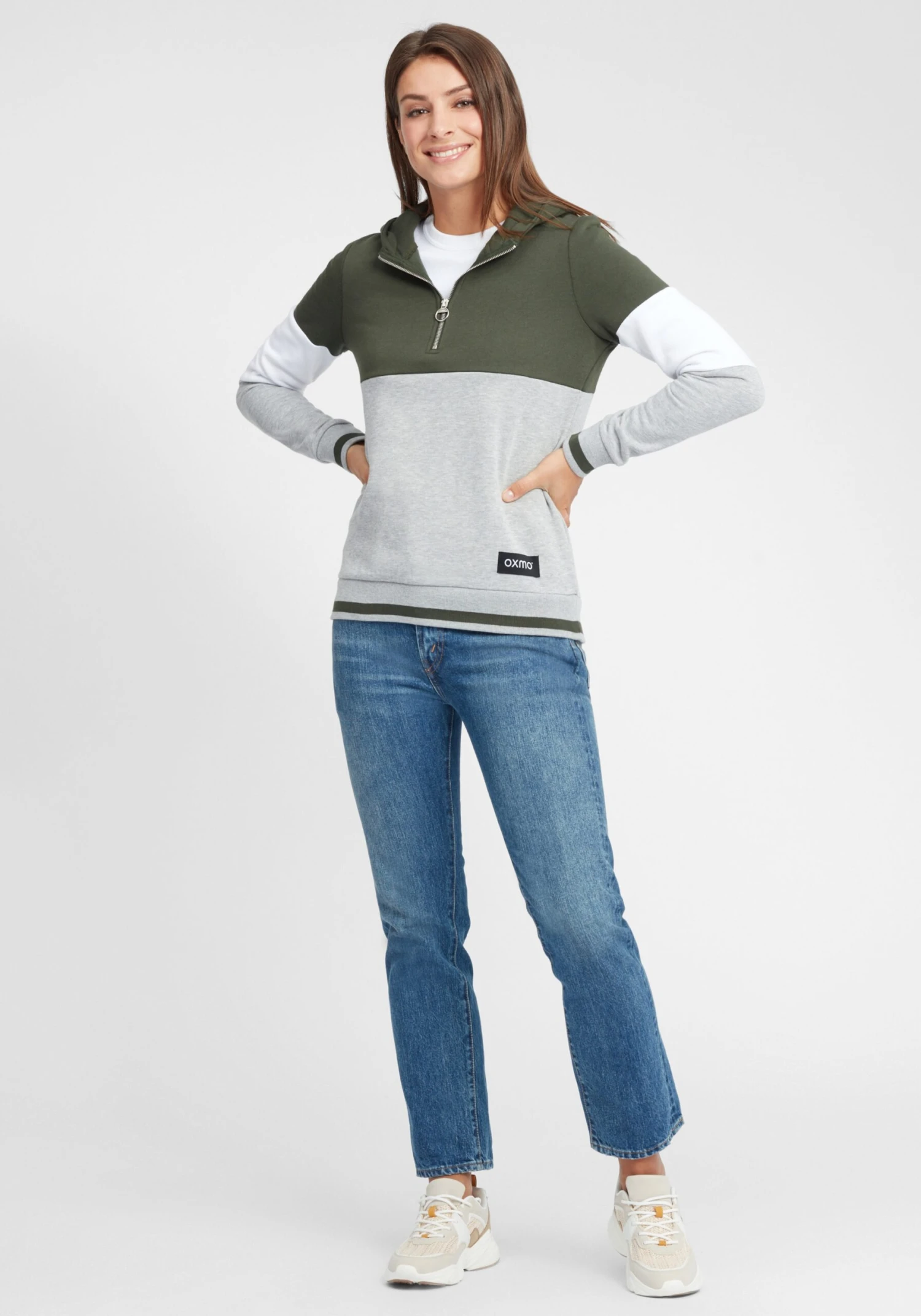 OXMO Hoodies Hoodie Omara Frauen Grün 3 OXMO Hoodies Hoodie Omara Frauen Grün – Bild 3