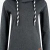OXMO Hoodies Hoodie Wandy Frauen Grau / Dunkelgrau