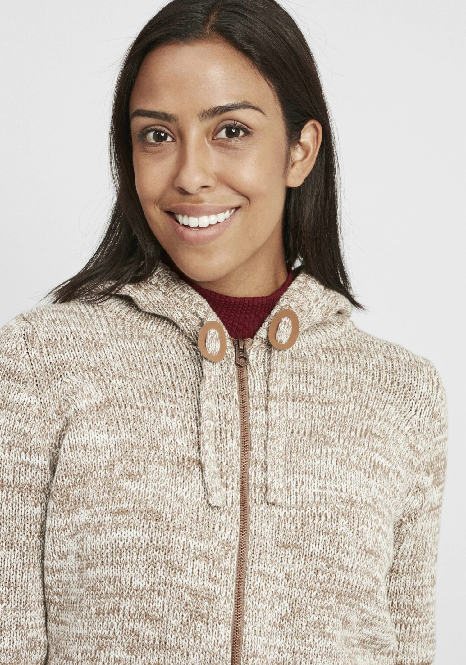 OXMO Strickjacken Strickjacke Philadelphia Frauen Mischfarben 5 OXMO Strickjacken Strickjacke Philadelphia Frauen Mischfarben – Bild 5