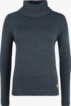 OXMO Pullover Rollkragenpullover OXPIA Frauen Blau