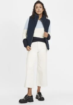 OXMO Westen Weste Videma Frauen Blau -OXMO Verkaufs-Shop 66bcc909921341cd32e5a3eee6bb809e