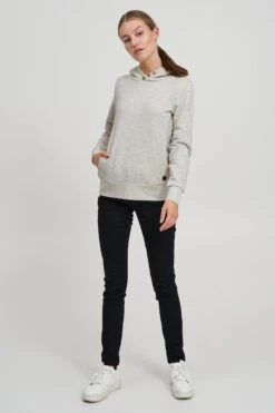 OXMO Pullover Kapuzenpullover Vera Frauen Weiß -OXMO Verkaufs-Shop 671ecfbb4fb99fbaa449857a8fa3fa27
