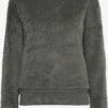 OXMO Pullover Rundhalspullover ANNICA Frauen Grau