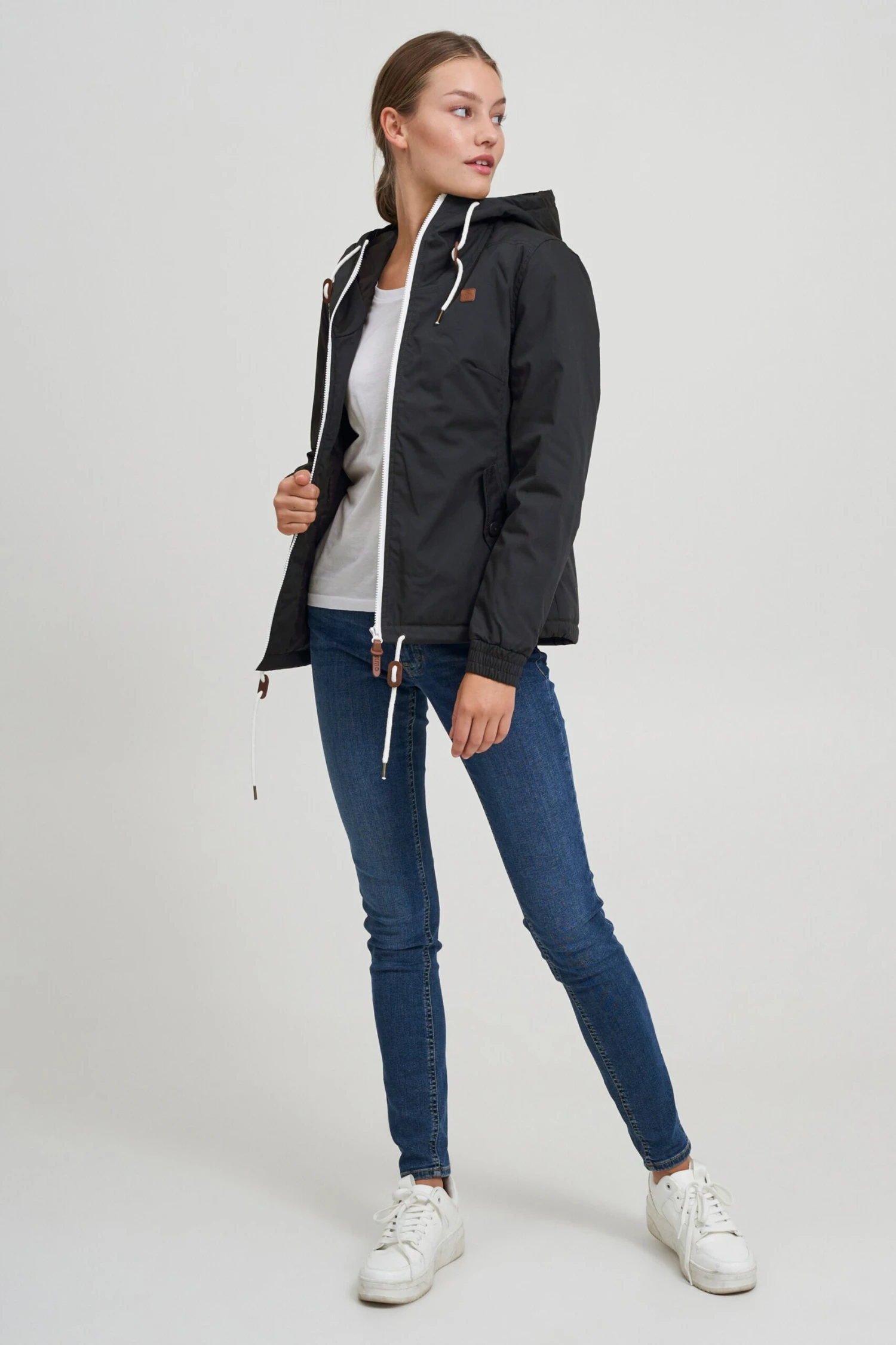 OXMO Übergangsjacken Jacke Tilda Frauen Dunkelgrau 3 OXMO Übergangsjacken Jacke Tilda Frauen Dunkelgrau – Bild 3