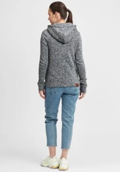 OXMO Sweatjacken Strickfleecejacke Thory Frauen Grau -OXMO Verkaufs-Shop 6762d09f07ffaa3a679a98e96bc354b4