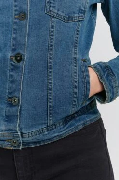 OXMO Jeansjacken Jeansjacke Fria Frauen Blau -OXMO Verkaufs-Shop 684dfe752aeca27b343c14b9bec4af58