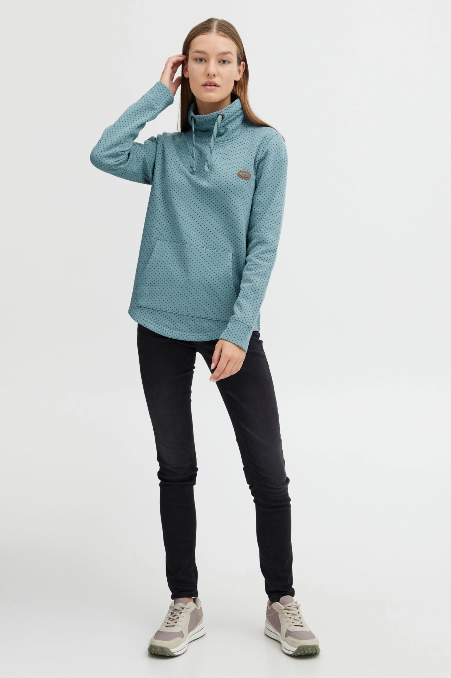 OXMO Pullover Oberteile Amini Frauen Blau 4 OXMO Pullover Oberteile Amini Frauen Blau – Bild 4