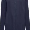 OXMO Übergangsjacken Fleecejacke Fine Frauen Blau