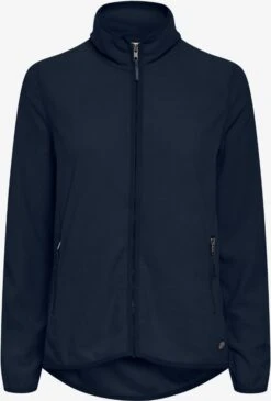 OXMO Outdoorjacken Fleecejacke Rikka Frauen Dunkelblau