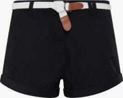 OXMO Shorts Regular Chinoshorts Channet Frauen Schwarz