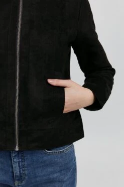 OXMO Lederjacken Jacke Peggy Frauen Schwarz -OXMO Verkaufs-Shop 6ca8a4d087602b0076771ffe373f94df