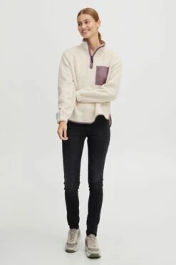 OXMO Pullover Stricktroyer Piala Frauen Beige -OXMO Verkaufs-Shop 6dd72f4b897402c2906cc1b5c7cd5f60