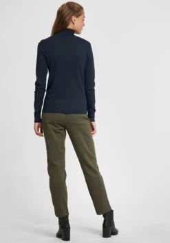 OXMO Pullover Rollkragenpullover Wina Frauen Dunkelblau -OXMO Verkaufs-Shop 6e23226faacb65bd90c416240b14d14a