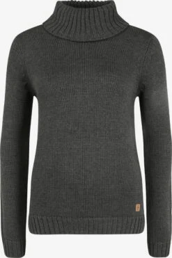 OXMO Pullover Rollkragenpullover OXPIA Frauen Grau