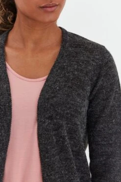 OXMO Strickjacken Strickjacke NENA Frauen Grau / Graumeliert -OXMO Verkaufs-Shop 6fd05546881d067f8efc99d7503069f2