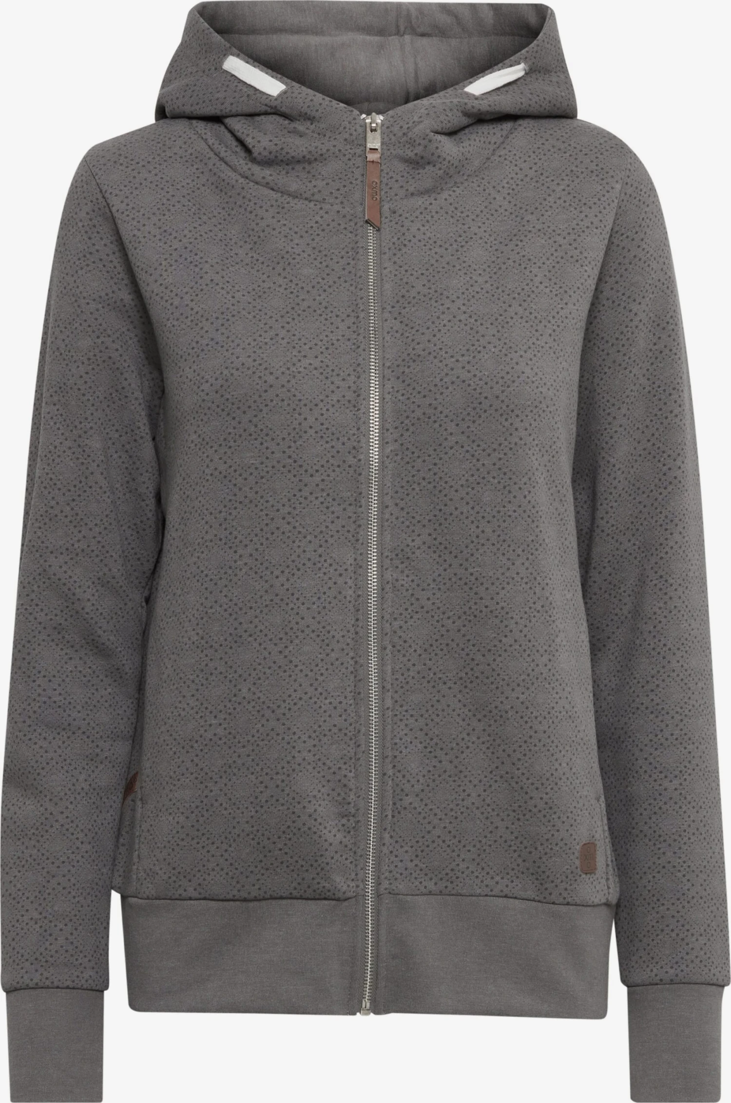 OXMO Sweatjacken Kapuzensweatjacke VENDELA Frauen Grau / Graumeliert 1 OXMO Sweatjacken Kapuzensweatjacke VENDELA Frauen Grau / Graumeliert