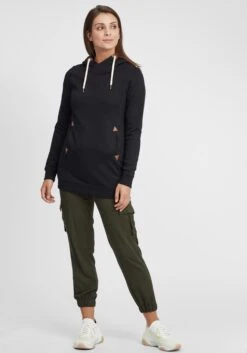 OXMO Hoodies Hoodie Vicky Frauen Schwarz -OXMO Verkaufs-Shop 714935935ab191c5996632c935d8246a