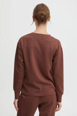 OXMO Pullover Sweatshirt Pea Frauen Braun -OXMO Verkaufs-Shop 7156c2aed4628f40b928f9eae34bff73