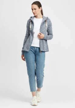 OXMO Sweatjacken Strickfleecejacke Thory Frauen Blau 8 OXMO Sweatjacken Strickfleecejacke Thory Frauen Blau -OXMO Verkaufs-Shop 7240e0f67902e933888bdc6b1f8ea924