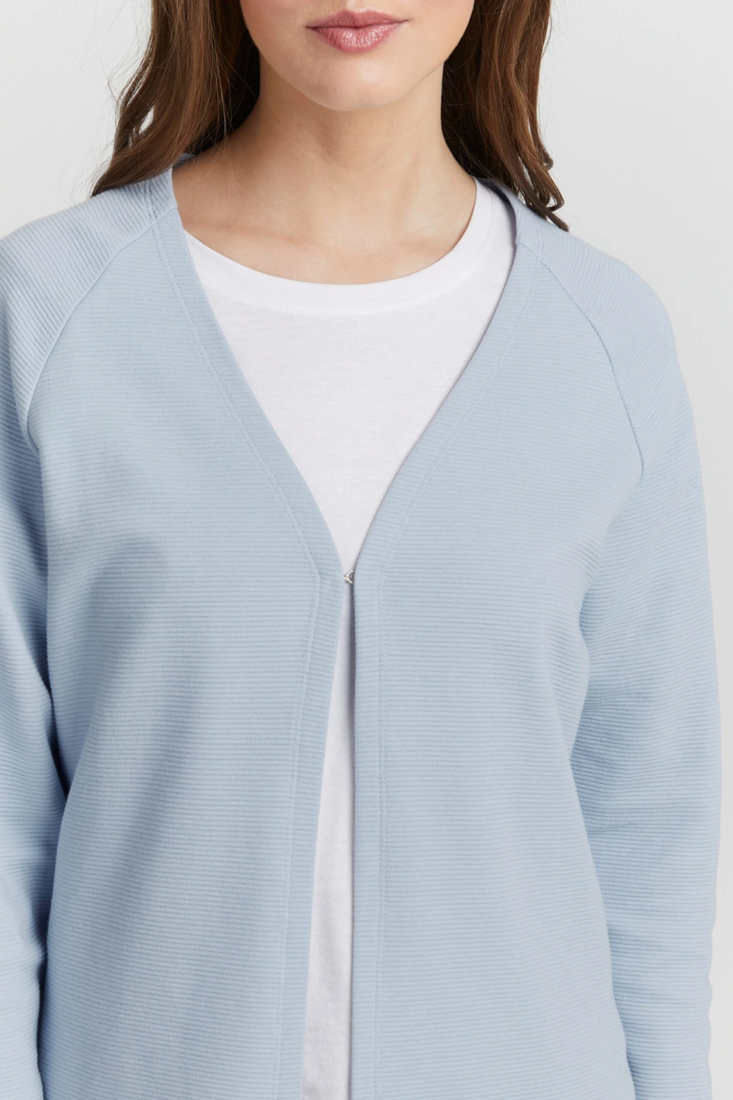 OXMO Sweatjacken Sweatjacke OXJonia Frauen Blau / Hellblau 5 OXMO Sweatjacken Sweatjacke OXJonia Frauen Blau / Hellblau – Bild 5