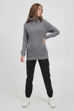 OXMO Rollkragenpullover Pullover Nanna Frauen Graumeliert -OXMO Verkaufs-Shop 72f63cc514088423c144a6b30524e21a