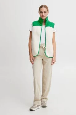 OXMO Westen Fleeceweste Oxbetty Frauen Grün -OXMO Verkaufs-Shop 74316779ba4cd907f769366c989f7f92