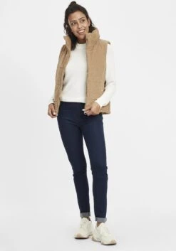 OXMO Westen Weste Videma Frauen Braun -OXMO Verkaufs-Shop 76420be592fc63da67a09f88d6ad729f