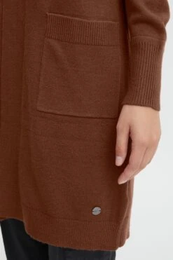 OXMO Strickjacken Strickjacke Frauen Braun -OXMO Verkaufs-Shop 7657b4269ad976d286c014344fb20d54