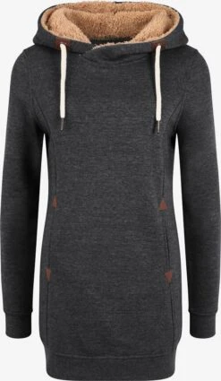 OXMO Hoodies Sweatshirt Vicky Pile Frauen Grau