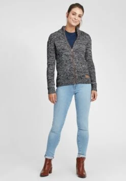 OXMO Strickjacken Strickjacke Phenix Frauen Anthrazit -OXMO Verkaufs-Shop 765ec1c5eb3b3bb7d6ede29d5654d9d5