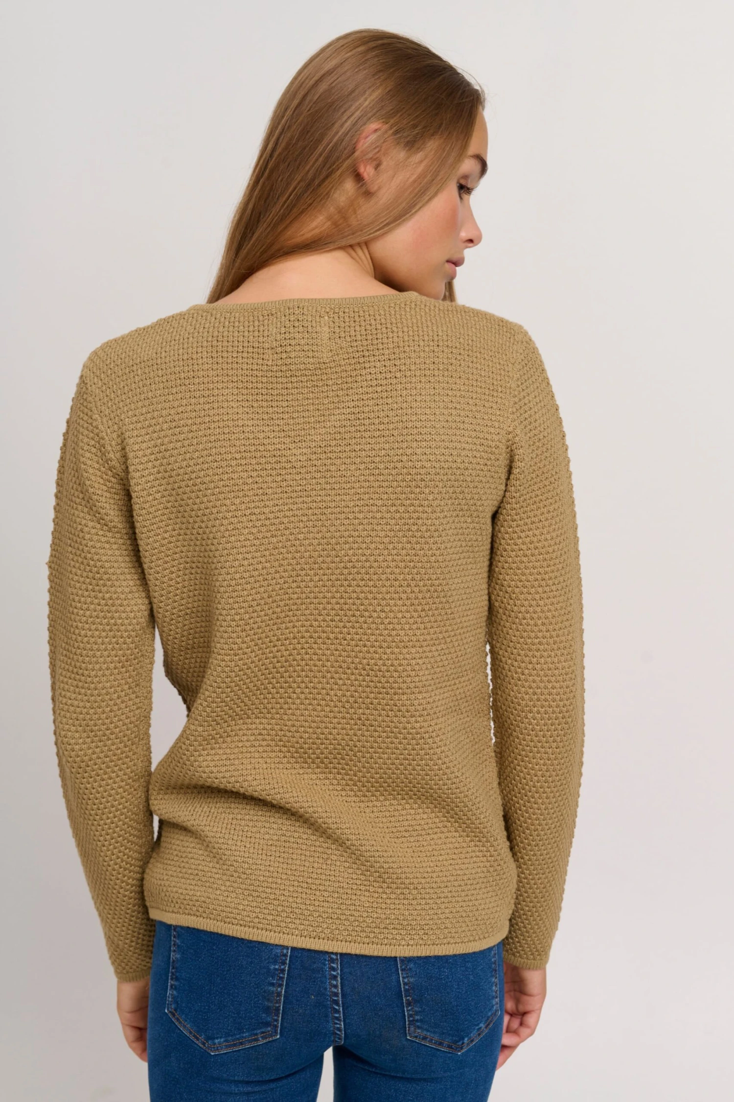 OXMO Pullover Strickpullover HANNA Frauen Braun 4 OXMO Pullover Strickpullover HANNA Frauen Braun – Bild 4