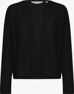 OXMO Strickjacken Cardigan KIKE Frauen Schwarz