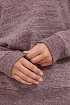 OXMO Sweatshirts Rundhalspullover Hella Frauen Braunmeliert -OXMO Verkaufs-Shop 7868b290a84277b8b162329e9ebebe73