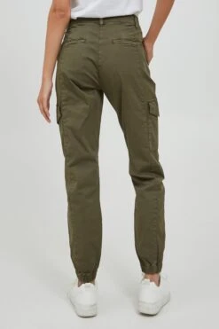 OXMO Cargohosen Tapered Cargohose Frauen Oliv -OXMO Verkaufs-Shop 791b04c3dde6771d1dac1237cd53c1b3