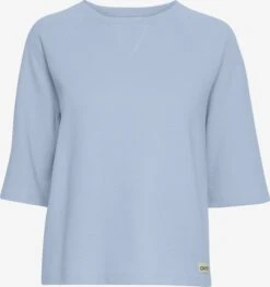 OXMO Pullover Rundhalspullover JONNE Frauen Blau