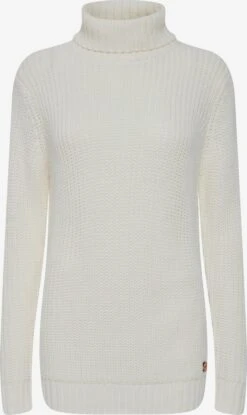 OXMO Rollkragenpullover Pullover Nanna Frauen Offwhite